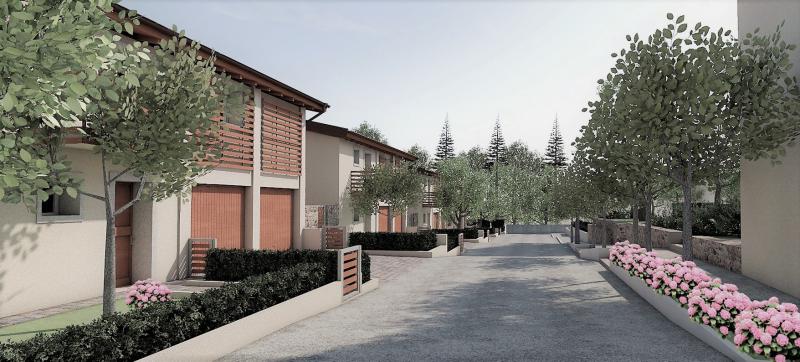 Quattro nuove unità residenziali, pensate come rustici annessi ad un’antica cascina