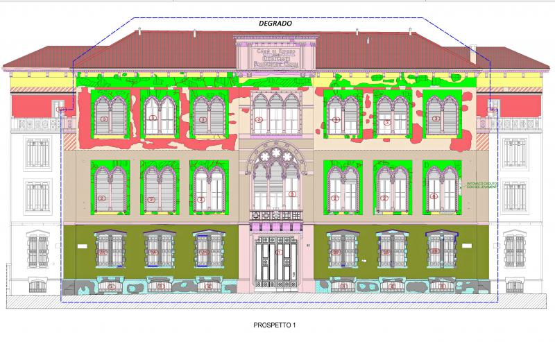 SERVALLI ARCHITETTURA - PROGETTO FACCIATE CASA VERDI MILANO 